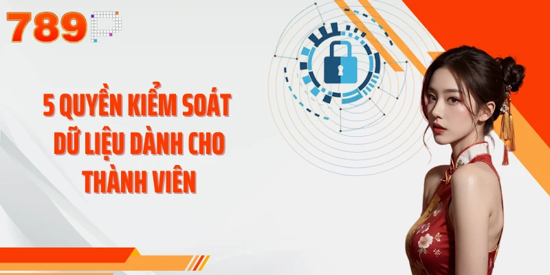 5 quyền kiểm soát dữ liệu dành cho thành viên 