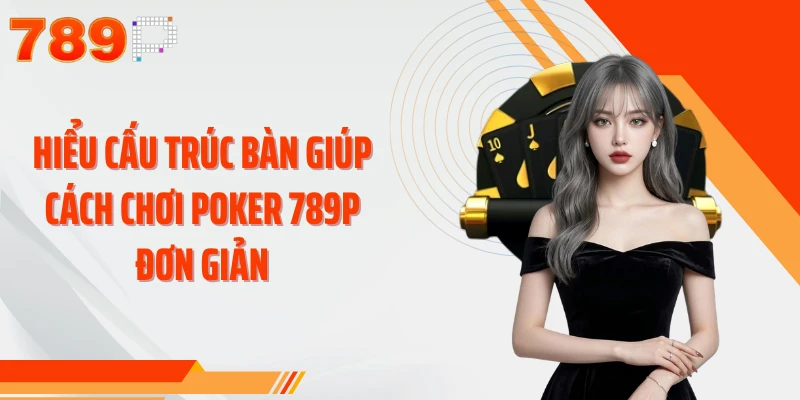 Hiểu cấu trúc bàn giúp cách chơi Poker 789P đơn giản