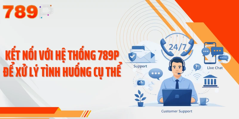 Kết nối với hệ thống 789P để xử lý tình huống cụ thể